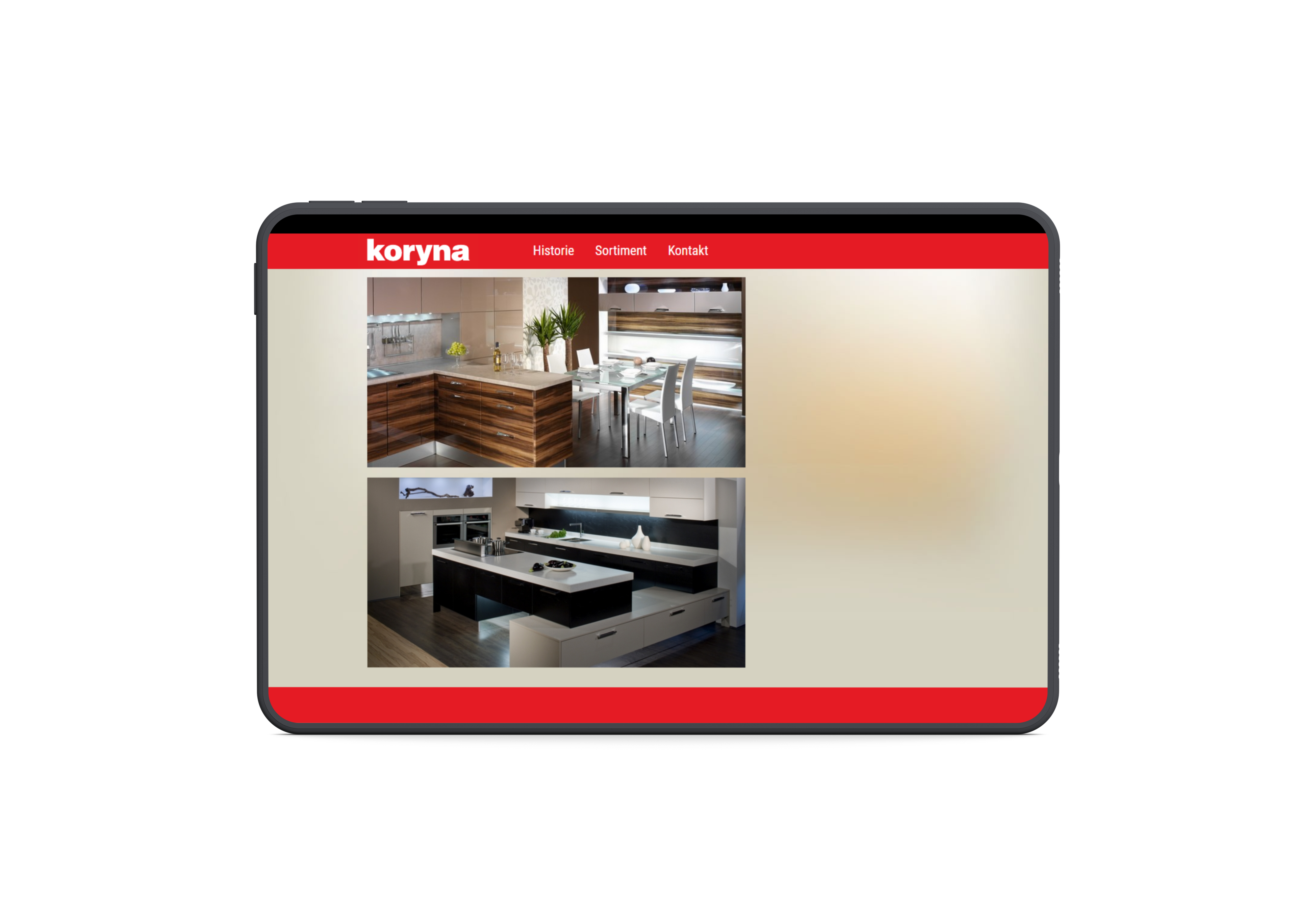 webdesign kuchyňské studio, redesign kuchyně